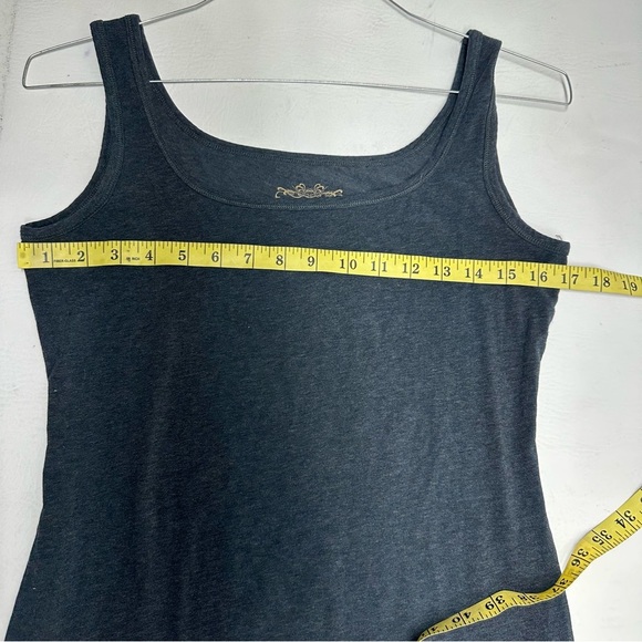Peruvian connection charcoal Tank mini  Dress size small - Picture 4 of 7